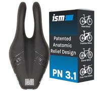 ISM Pn3.1 Selle Unisexe, Noir, Taille Unique