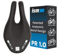ISM PR Series Selle de vélo sans Nez - Selle de vélo Anatomique pour vélos Hybrides, vélos de Route, VTT - Selle de vélo sans Nez pour réduire l'engourdissement et l'inconfort