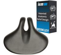 ISM Selle de vélo sans Nez Comfort Series pour Les Cyclistes Droits, Selle de vélo Anatomique pour Hybride, Police, vélos de Banlieue et croiseurs de Plage - Siège de vélo Large et épais Confortable