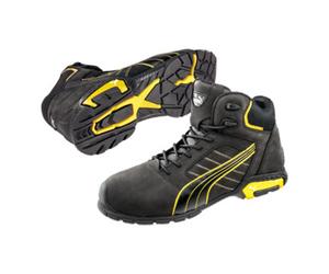 ISM Sicherheitsstiefel Amsterdam Mid taille 42 noir/jaune cuir S3 SRC EN20345 Quantité:1