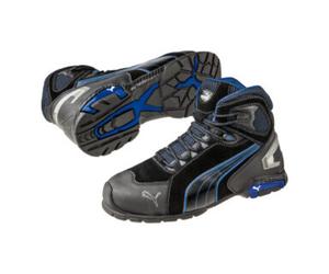 ISM Sicherheitsstiefel Rio Black Mid Gr. 39 noir/bleu cuir S3 SRC EN20345 Quantité:1