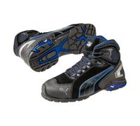 PUMA Rio Black Mid 632250-45 Chaussures montantes de sécurité S3 Pointure (EU): 45 noir, bleu 1 pc(s)