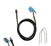Ismartech Câble fonction AUX-IN + Kit d’extraction pour autoradio Delphi Bosch avec jack femelle et pont avec clé pour démontage