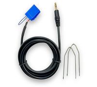 Ismartech - Câble fonction AUX-IN + Kit d’extraction pour autoradio Delphi Bosch avec jack mâle et pont avec clé pour démontage