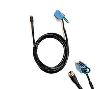 Ismartech Câble fonction AUX-IN pour autoradio Delphi Bosch avec jack femelle et pont, pour voitures Fiat 500 Grande Punto Evo Panda Lancia et Alfa 147.