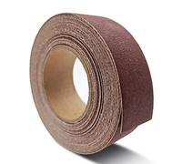 Ismosm Rouleau de papier abrasif de 2,5 cm x 6 m, différentes options de grain, facile à découper, bon choix de papier abrasif pour le polissage du métal, le travail du bois, la fabrication de bijoux