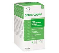 ISN Detox Colon purification bien-être intestinal cure de 10j | Goût pruneau, 10 sachets, 1 par jour, fruits de figue & pruneau, aloe vera, tamarin, fenouil, ispaghul