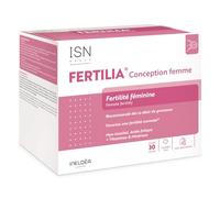 ISN - Fertilia® Conception Femme - Complément alimentaire à base de Myo-inositol, Acide Folique, Iode et antioxydants - Favorise une fertilité normale chez la femme - Cure 30 jours
