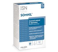 ISN - Ineldea Santé Naturelle Somnil- Complément alimentaire - Mélatonine, plantes, vit.B6 - Facilite l'endormissement - Améliore le sommeil -Cure 30j