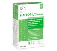 ISN Mafloril Gasseri soutien du microbiote, probiotiques cure de 30j | Soutien flore intestinale, ferments lactiques, régime minceur, sans gluten ni lactose