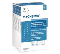 ISN - Magnefor® - Complément Alimentaire au Bisglycinate de Magnésium, Vitamines B6 et D, Taurine - Assimilation Optimale - Nervosité & Fatigue Passagère - Cure 30 jours