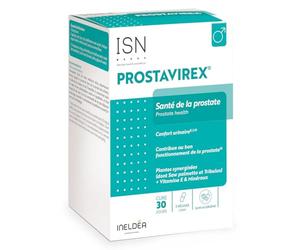 ISN - Prostavirex® - Complément alimentaire à base de Plantes, Vitamines & Minéraux - Préserve la Santé de la Prostate - Contribue au Confort Urinaire & Réduction des Troubles Sexuels - Cure 30 jours