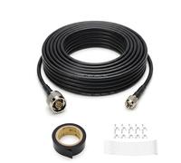 ISNMDND Câble d'antenne coaxial N mâle vers SMA mâle de 10 m, 50 Ohm, extension RF 3D-FB à faible perte avec kit étanche pour modem routeur 4G LTE 5G amplificateur de signal installation extérieure