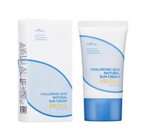 IsNtree Crème solaire naturelle à l'acide hyaluronique SPF50+ PA++++ 50 ml, protection solaire physique hydratante, sans danger pour les récifs, protection solaire non nanométrique, 50 g (lot de 1)