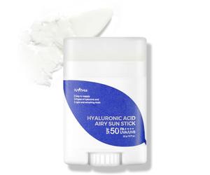 ISNTREE Hyaluronic Acid Airy Sun Stick - crème solaire idéale pour les déplacements avec SPF 50+