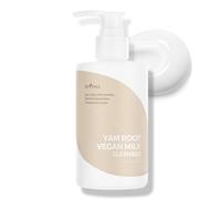 IsNtree Yam Root Vegan Lait Nettoyant 220 ml, 7,43 fl.oz | Nettoyant à la texture riche et crémeuse et protège la barrière cutanée