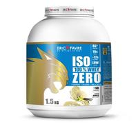 Eric Favre Protéine whey Iso Zéro 100% Vanille 1,5 kg