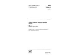ISO 10069-1:1991, Tools for pressing - Elastomer pressure springs - Part 1: General specification