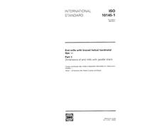 ISO 10145-1:1993, End mills with brazed helical hardmetal tips - Part 1: Dimensions of end mills with parallel shank