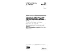 ISO 10161-2:1997, Information and documentation -- Open Systems Interconnection -- Interlibrary Loan Application Protocol Specification -- Part 2: ... conformance statement (PICS) proforma