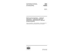 ISO 10262:1998, Earth-moving machinery - Hydraulic excavators - Laboratory tests and performance requirements for operator protective guards