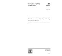 ISO 10384:2001, Hot-rolled carbon steel sheet as defined by chemical composition