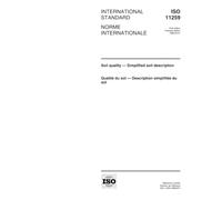 ISO 11259:1998, Soil quality - Simplified soil description