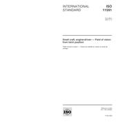 ISO 11591:2000, Small craft, engine-driven -- Field of vision from helm position