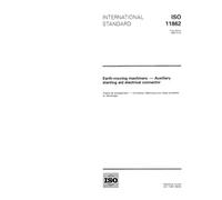 ISO 11862:1993, Earth-moving machinery - Auxiliary starting aid electrical connector