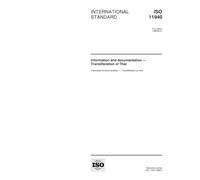 ISO 11940:1998, Information and documentation -- Transliteration of Thai