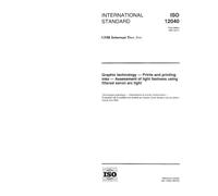 ISO 12040:1997, Graphic technology - Prints and printing inks - Assessment of light fastness using filtered xenon arc light