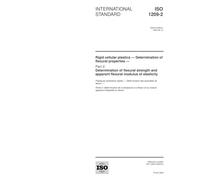 ISO 1209-2:2004, Rigid cellular plastics - Determination of flexural properties - Part 2: Determination of flexural strength and apparent flexural modulus of elasticity