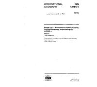 ISO 12156-1:1997, Diesel fuel - Assessment of lubricity using the high-frequency reciprocating rig (HFRR) - Part 1: Test method