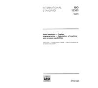 ISO 12303:1995, Plain bearings - Quality characteristics - Calculation of machine and process capabilities