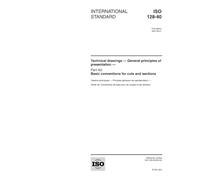 ISO 128-40:2001, Technical drawings -- General principles of presentation -- Part 40: Basic conventions for cuts and sections