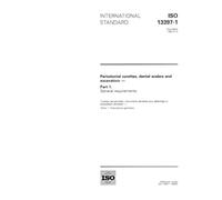 ISO 13397-1:1995, Periodontal curettes, dental scalers and excavators -- Part 1: General requirements