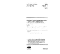 ISO 13565-1:1996, Geometrical Product Specifications (GPS) - Surface texture: Profile method; Surfaces having stratified functional properties - Part 1: Filtering and general measurement conditions