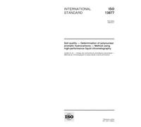 ISO 13877:1998, Soil quality - Determination of polynuclear aromatic hydrocarbons - Method using high -performance liquid chromatography
