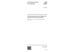ISO 13887:2004, Cold-reduced steel sheet of higher yield strength with improved formability