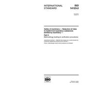 ISO 14123-2:1998, Safety of machinery - Reduction of risks to health from hazardous substances emitted by machinery - Part 2: Methodology leading to verification procedures
