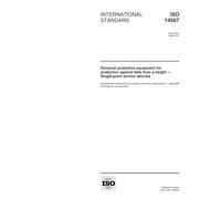 ISO 14567:1999, Personal protective equipment for protection against falls from a height -- Single-point anchor devices