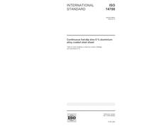 ISO 14788:2005, Continuous hot-dip zinc-5 % aluminium alloy coated steel sheet