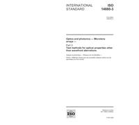ISO 14880-3:2006, Optics and photonics - Microlens arrays - Part 3: Test methods for optical properties other than wavefront aberrations