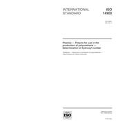 ISO 14900:2001, Plastics -- Polyols for use in the production of polyurethane -- Determination of hydroxyl number