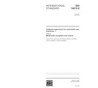 ISO 14915-2:2003, Software ergonomics for multimedia user interfaces - Part 2: Multimedia navigation and control