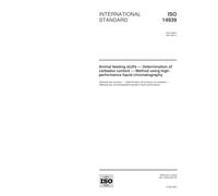 ISO 14939:2001, Animal feeding stuffs - Determination of carbadox content - Method using high-performance liquid chromatography
