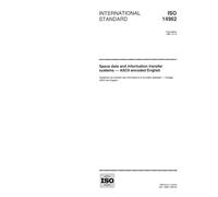 ISO 14962:1997, Space data and information transfer systems - ASCII encoded English