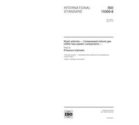 ISO 15500-8:2001, Road vehicles -- Compressed natural gas (CNG) fuel system components -- Part 8: Pressure indicator