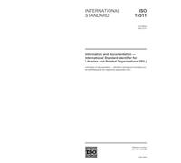 ISO 15511:2003, Information and documentation - International Standard Identifier for Libraries and Related Organizations (ISIL)