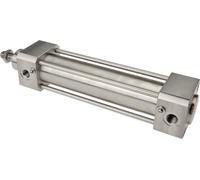 ISO 15552 Vérin Double Effet 50-160mm - Magnétique - amortissement - Acier Inoxydable